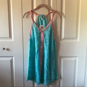 Blue Boho swimsuit cover up